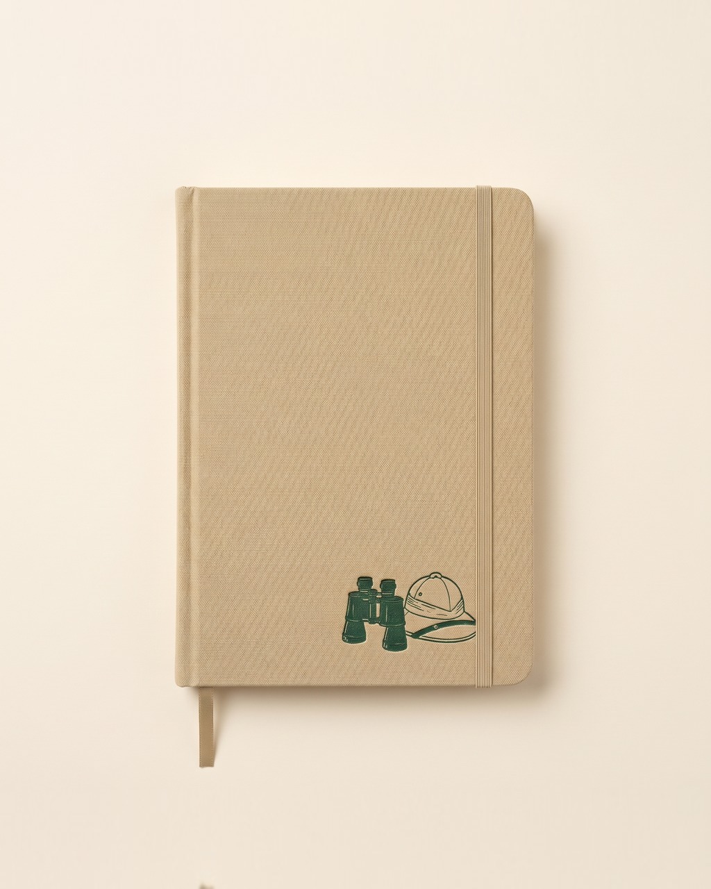 Binocular Trail Notebook in Khaki