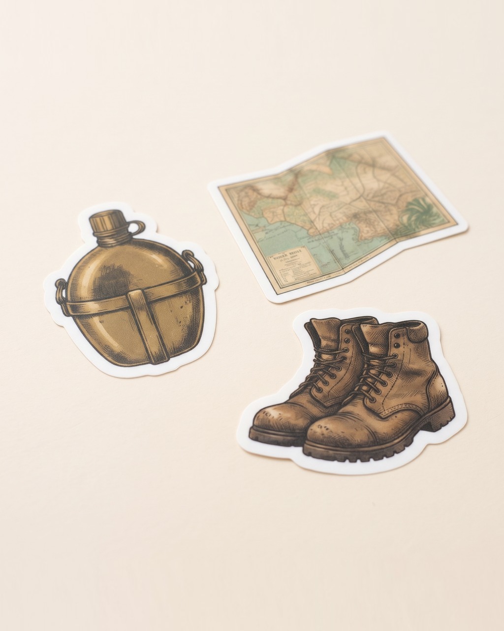 Field Kit Sticker Sheet in Cream — view 3 of 3