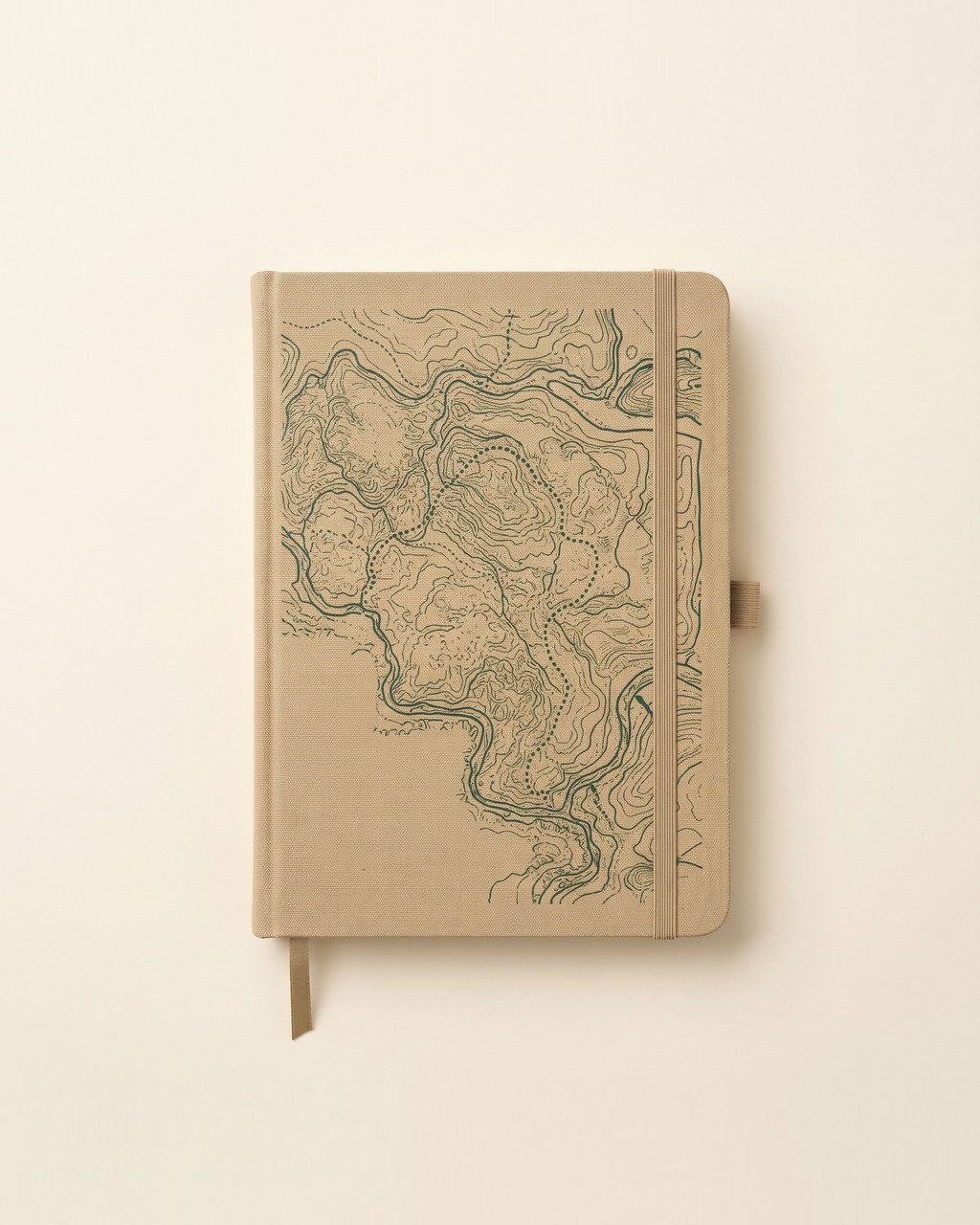 Field Map Notebook in Khaki