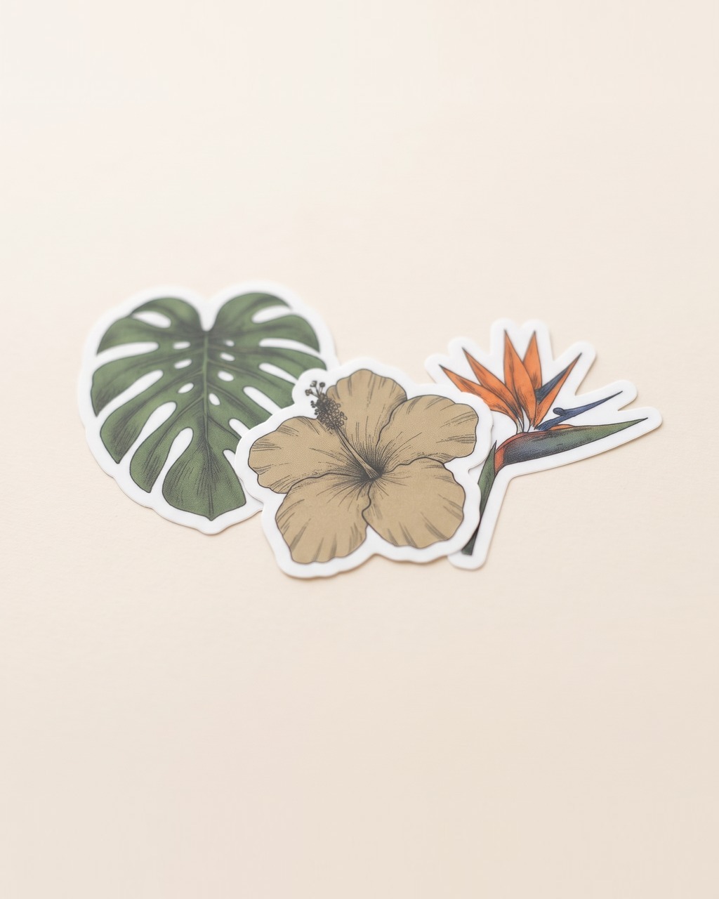 Leafy Canopy Sticker Sheet in Cream — view 3 of 3