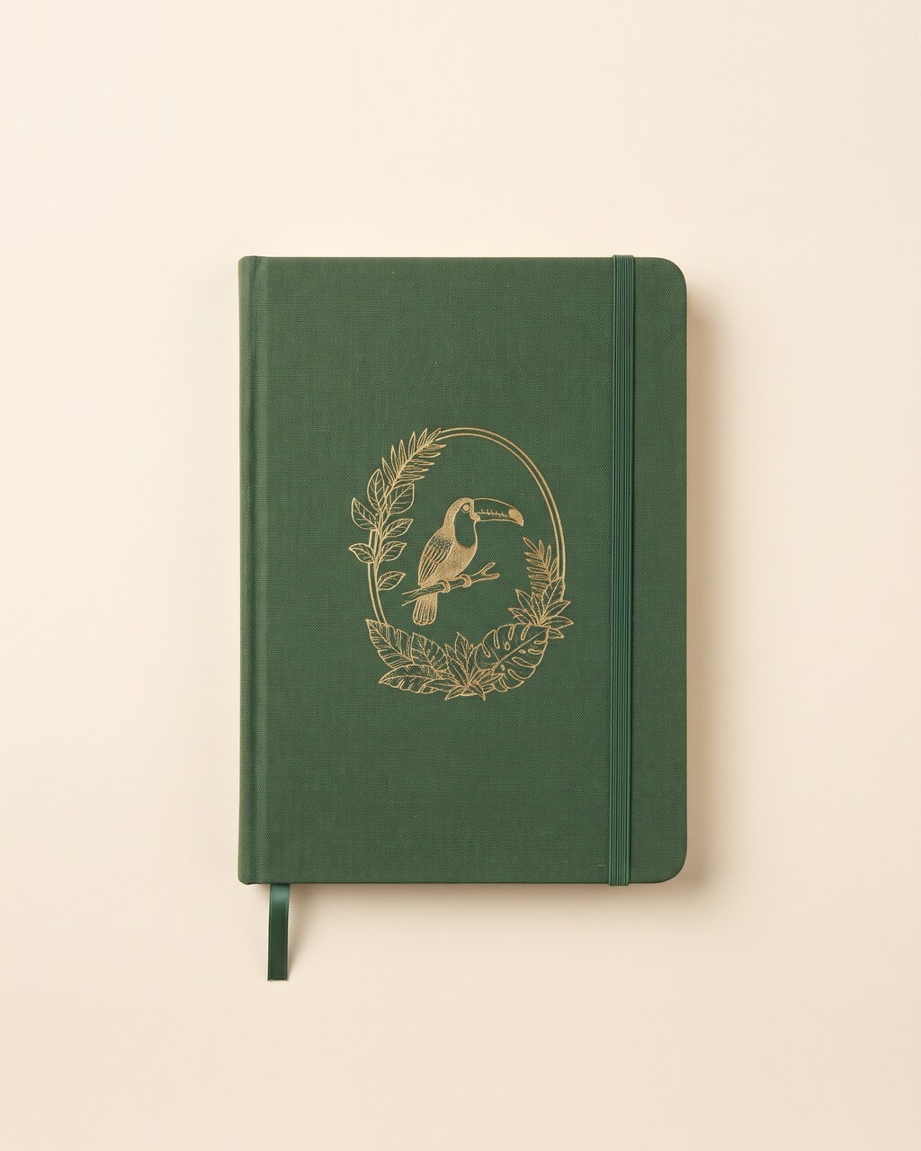 Toucan Crest Notebook in Forest
