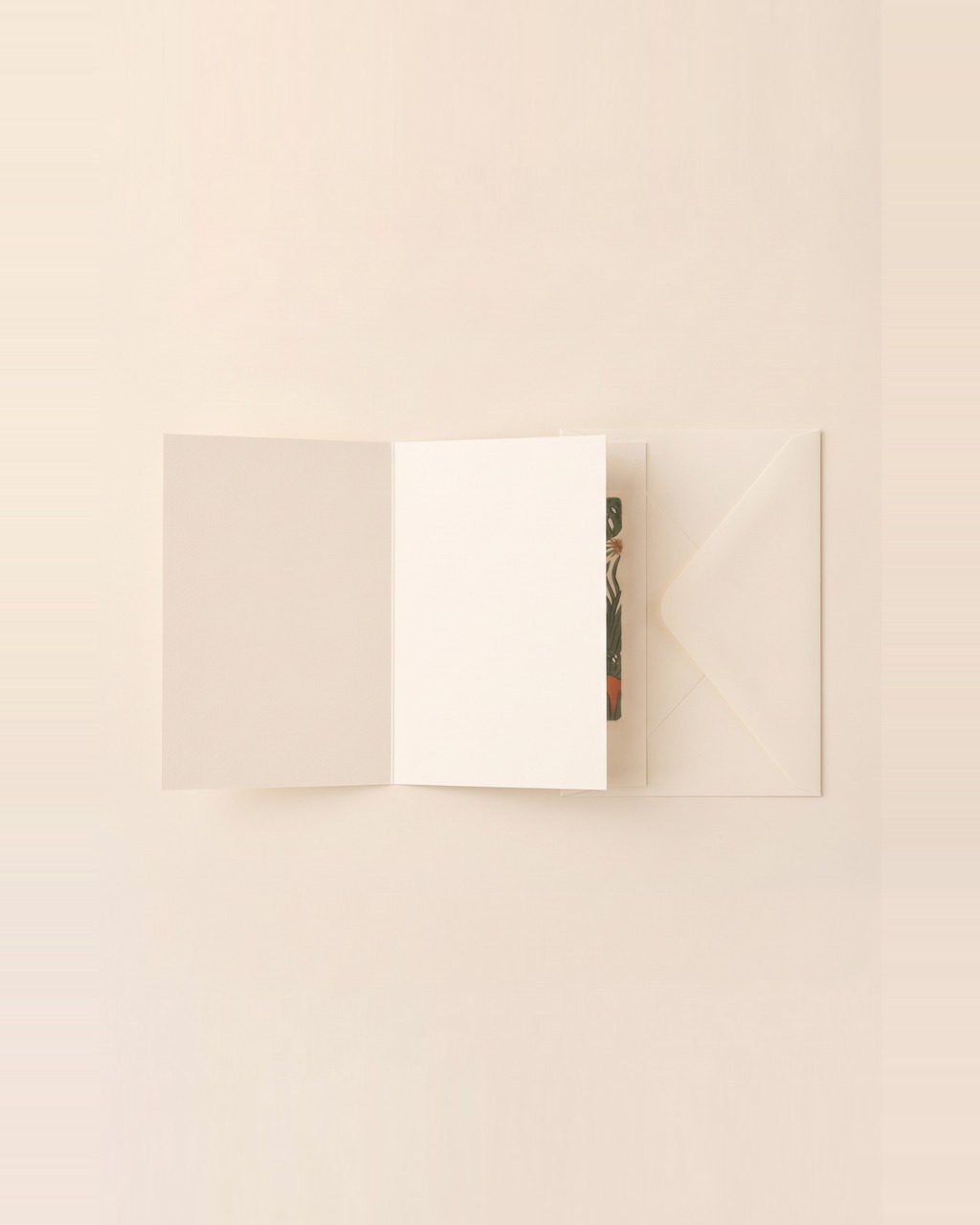 Toucan Perch Greeting Card in Cream — view 2 of 3